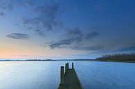 Das Lauwersmeer am frühen Morgen von Niels Heinis Miniaturansicht