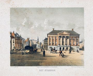 Carel Christiaan Antony Last, Rathaus, Groningen, nach 1857 - 1869 von Atelier Liesjes
