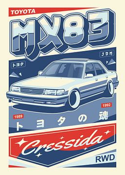 Toyota Cressida MX83 by Kaminarirace