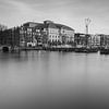Theatre Carré on the Amstel in black and white by Ilya Korzelius