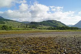 Farbenfrohes Glen Etive in Schottland.