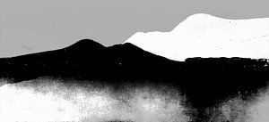 Japanisches Gebirge Japandi Grau