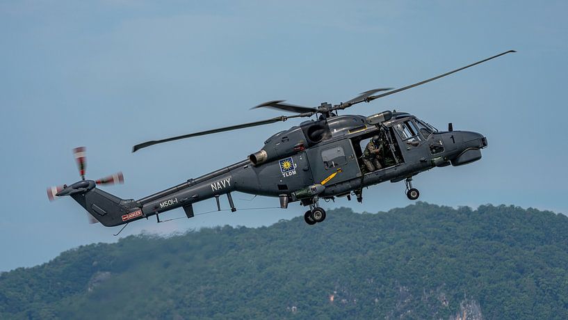 Malaysian Westland WG-13 Super Lynx Mk. 100. by Jaap van den Berg