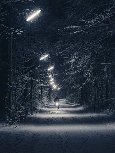 Motard de nuit par Alexander Dorn