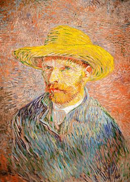Zelfportret Vincent Van Gogh. van Nederlands Erfgoed