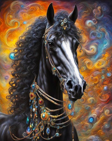 Araber/Pferd, ein fantastisches arabisches Rennpferd-4 von Carina Dumais