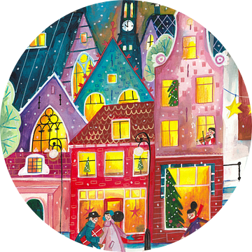 Kerstmis in Amsterdam van Caroline Bonne Müller