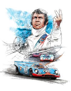 Porsche 917 K - Steve McQueen 'Le Mans' - 1970 van Martin Melis