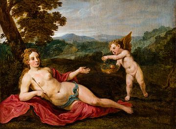 Venus en Cupido, David Teniers de Jonge