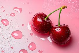 Juicy cherries by Poster Art Shop