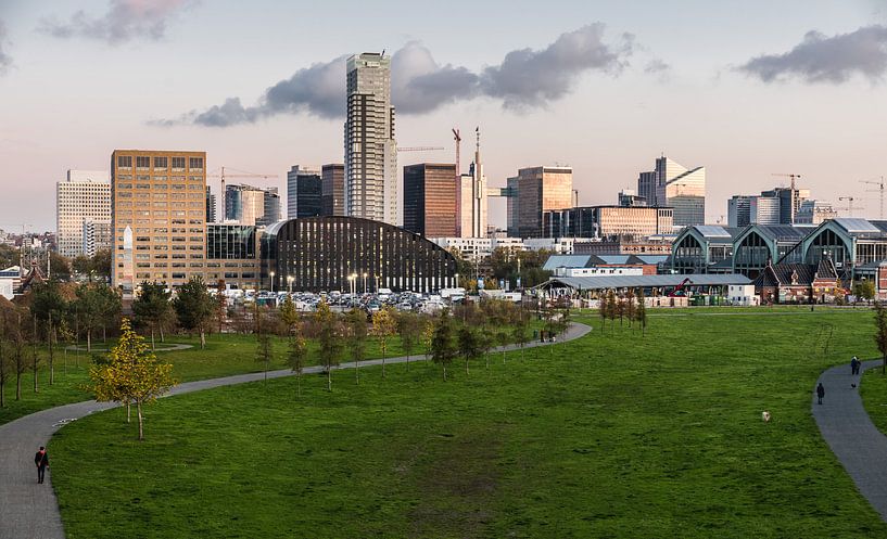 The business district of Brussels by Werner Lerooy