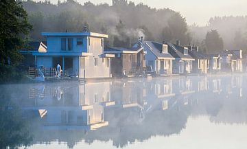 Hausboote in der Weteringgracht bei Almere