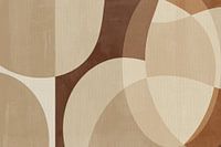 Soft organic shapes in beige and brown