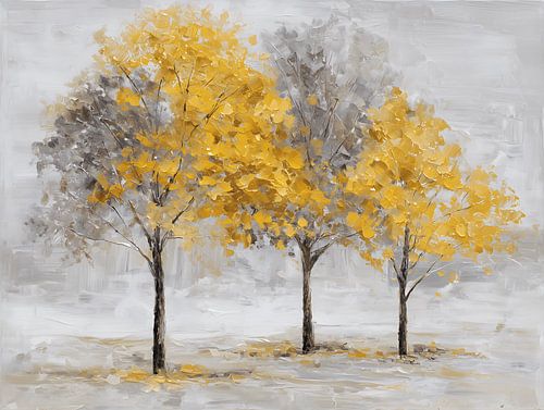 Paysage d'automne doré