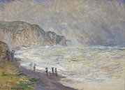 Zware zee bij Pourville, Claude Monet van The Masters thumbnail
