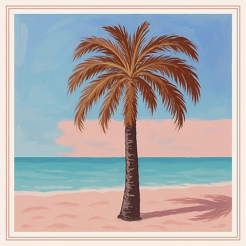 Die Palme und das Meer von Niek Traas