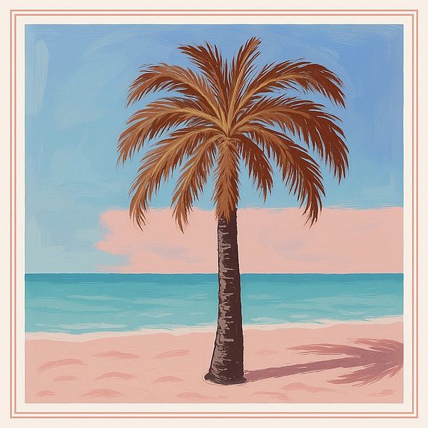 De palm en de zee van Niek Traas
