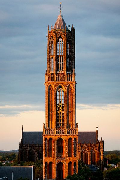 Domtoren in de namiddagzon II. van Ramon Mosterd