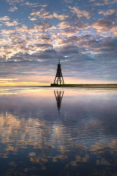 Zonsopkomst Cuxhaven van Voss fotografie