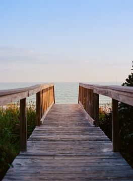 Promenade sur la plage sur Bethany Young Photography