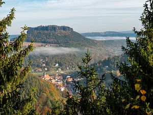 Quirl, Suisse saxonne - Ville de Königstein et Lilienstein