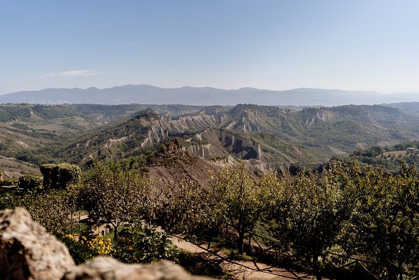 View from Civita di Bagnoregio, Italy by Meike Molenaar