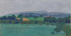Félix Vallotton - Waadtländer Landschaft Romanel (1900)