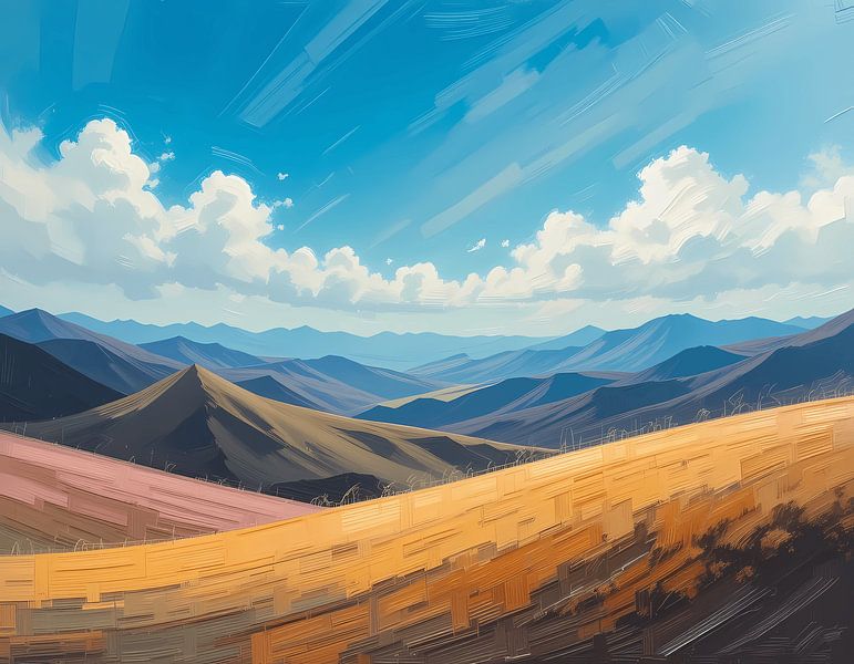 Rolling Hills Aussicht von Artistic