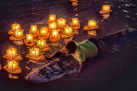 Schwimmkerzen Honolulu " von Truckpowerr