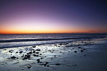 Sonnenuntergang an der Nordsee von Frank Herrmann