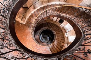 Treppe in der Form eines Auges