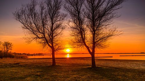 zonsondergang Schildmeer