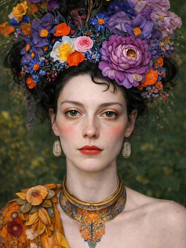 La Gardienne de la flore sur Mariëlle Dekker, Digital Art