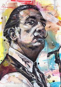 Salvador Dali peinture sur Jos Hoppenbrouwers