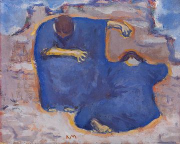 Koloman Moser, Femmes en deuil, ca.1913 sur Atelier Liesjes