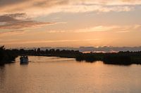 Friesland ondergaande zon