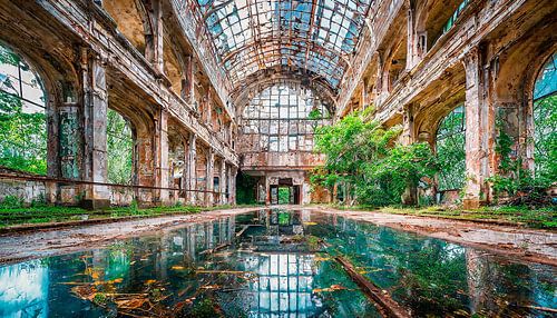 Lost Place große Gebäude