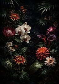 Midnight Boho Botanical by irgian firmansyah