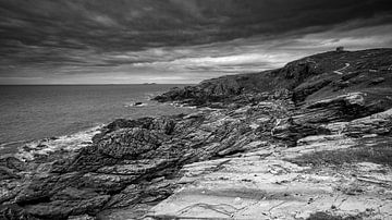 La côte rocheuse d'Irlande sur Roland Brack