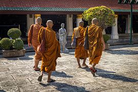 Monks @ Bangkok, Thailand by Travel Tips and Stories