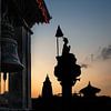 Magnifique coucher de soleil à Bhaktapur - Népal sur Chi