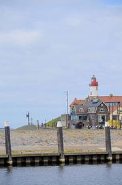 Havenzicht op de vuurtoren van Patricia Fotografie