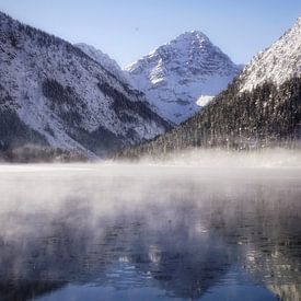 Plansee Bergsee im Winter von Miriam Schwarzfischer Fotografie