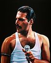 Freddie Mercury schilderij van Paul Meijering thumbnail