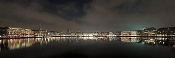 Alster Abend Panorama