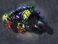 Valentino Rossi (oil paint) 3 van 3