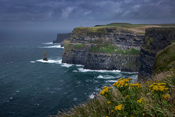 Die zerklüfteten Cliffs of Moher an Irlands Westküste.