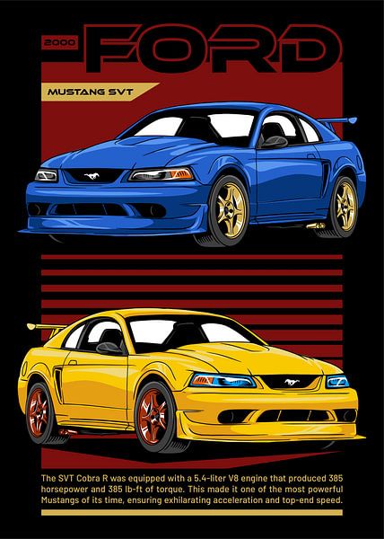 Ford Mustang SVT Cobra R Car by Adam Khabibi