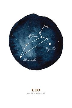 Astrologisch teken Leeuw van Alina Buffiere by The Artcircle