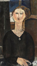 Woman in Black Dress by Melvin Labelle